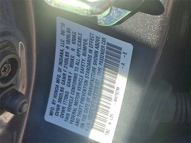 2019 Honda Civic EX-L