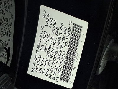 2013 Honda Accord EX