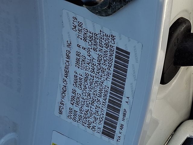 2019 Honda Accord LX