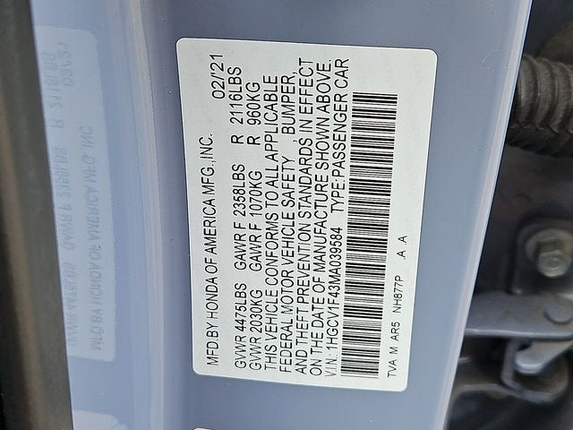 2021 Honda Accord Sport Special Edition