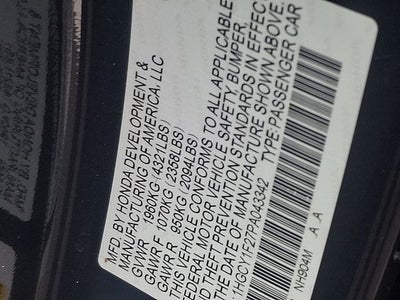 2023 Honda Accord LX