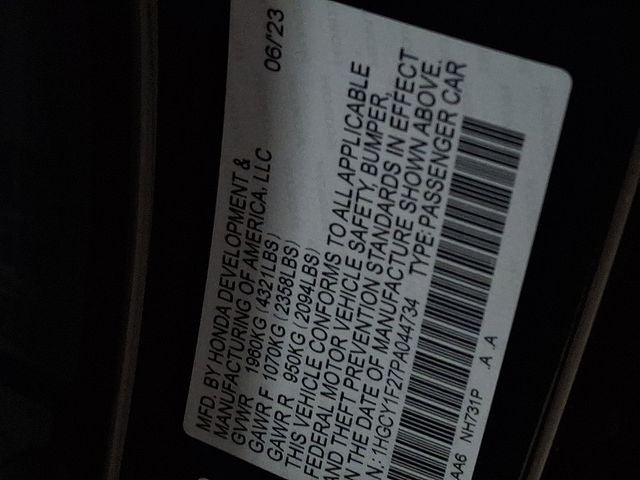 2023 Honda Accord LX - Photo 26