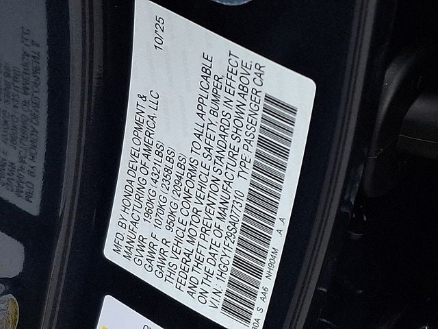 2025 Honda Accord LX