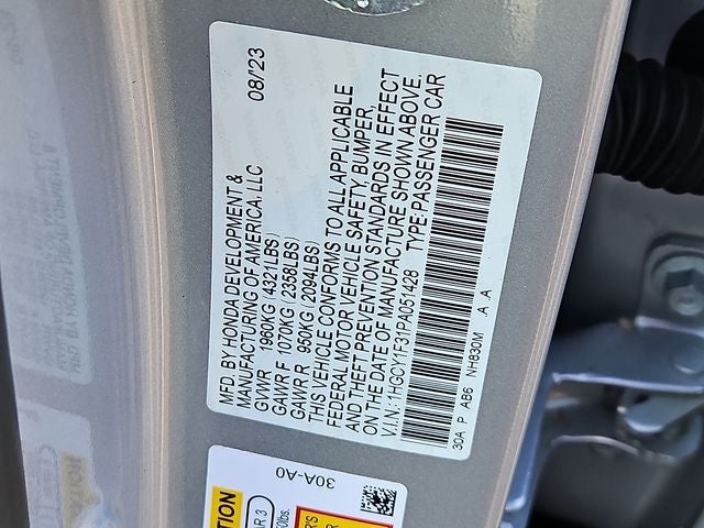 2023 Honda Accord EX