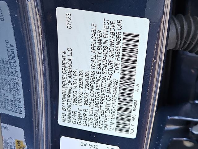 2023 Honda Accord EX