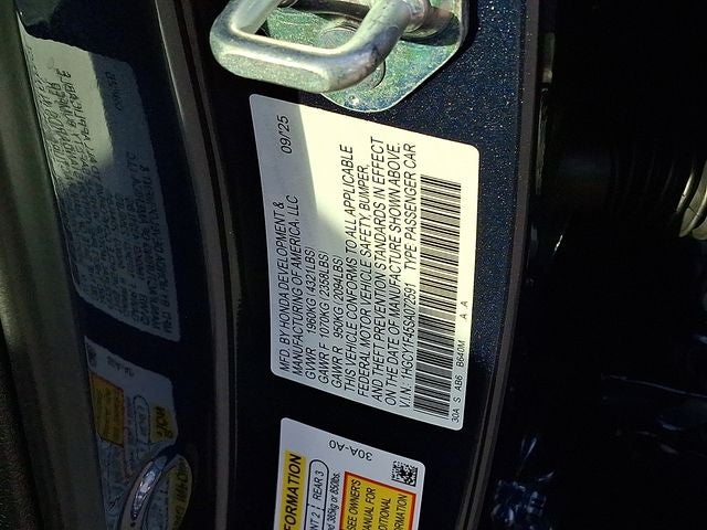 2025 Honda Accord SE