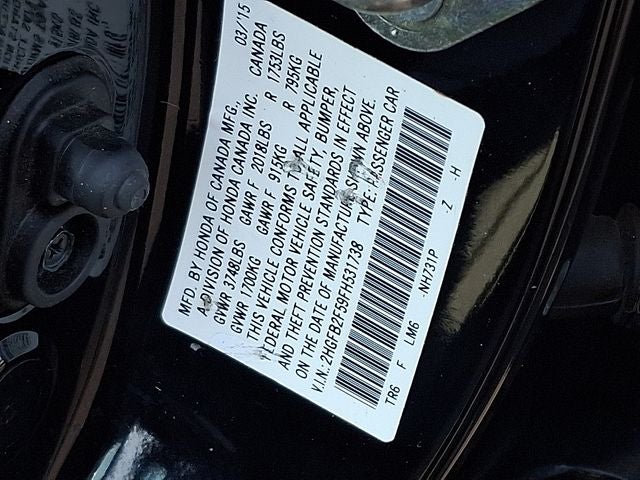 2015 Honda Civic LX