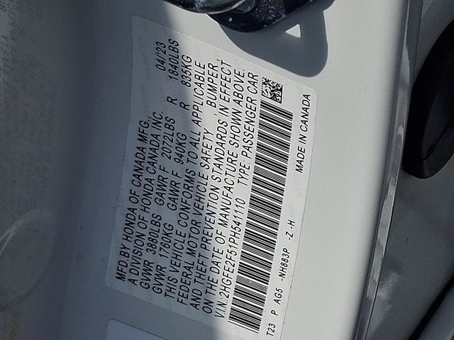 2023 Honda Civic Sport