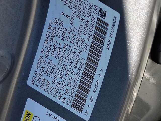 2023 Honda Civic Sport