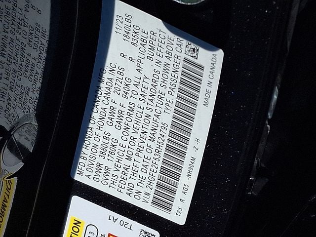 2024 Honda Civic Sport