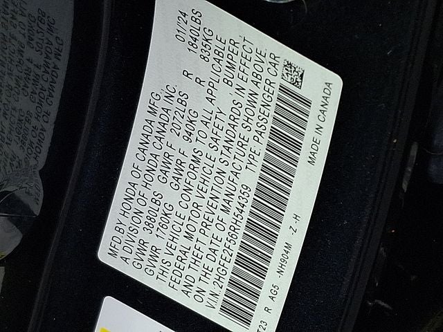 2024 Honda Civic Sport