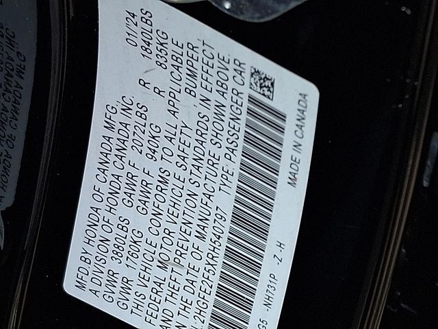2024 Honda Civic Sport