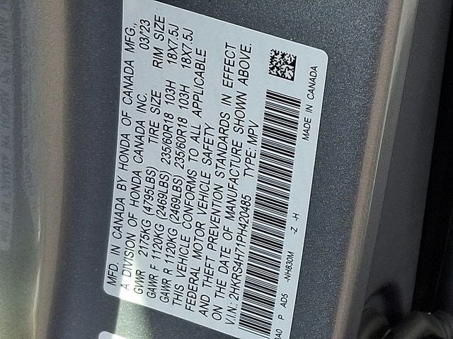 2023 Honda CR-V EX-L