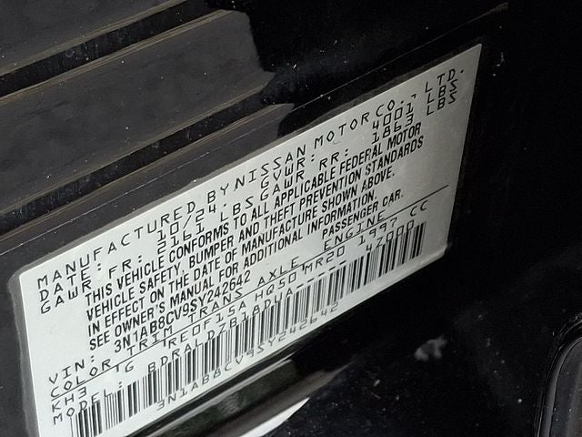 2025 Nissan Sentra SV