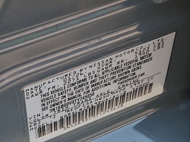 2026 Nissan Sentra SR