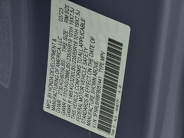 2023 Honda Odyssey Elite