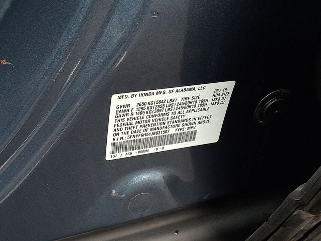 2018 Honda Pilot EX-L