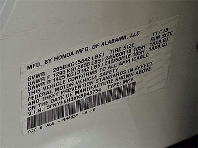 2019 Honda Pilot EX-L