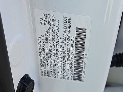 2022 Honda Pilot Touring 8 Passenger