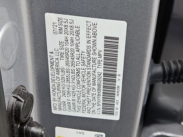 2021 Honda Passport Elite