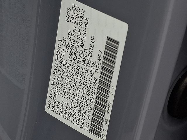 2025 Honda Pilot Black Edition