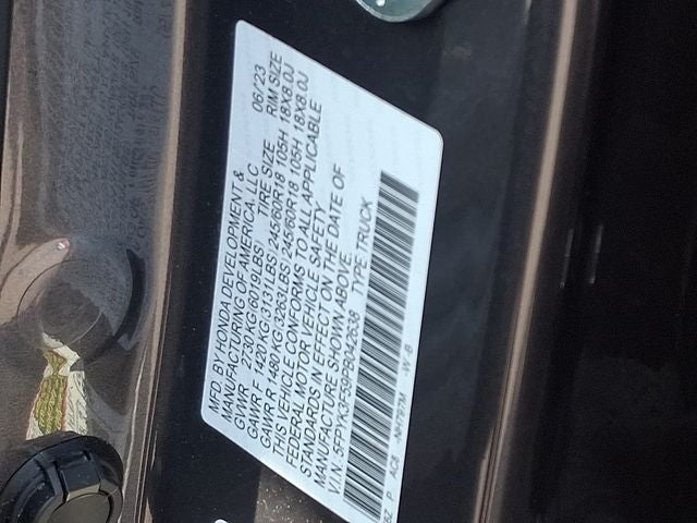 2023 Honda Ridgeline RTL