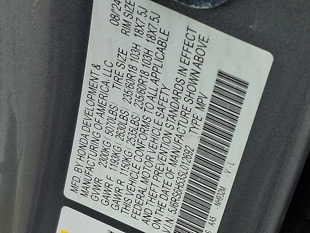 2025 Honda CR-V Hybrid Sport
