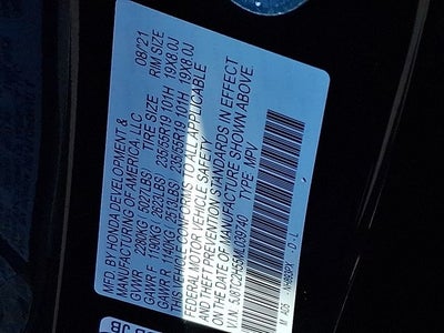 2021 Acura RDX Technology Package SH-AWD