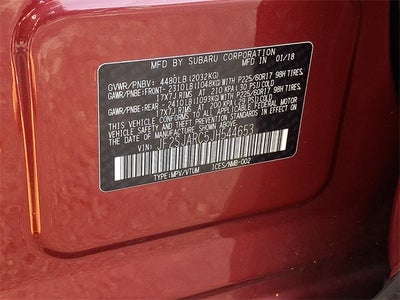 2018 Subaru Forester 2.5i Limited