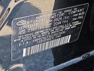 2020 Hyundai Elantra SE