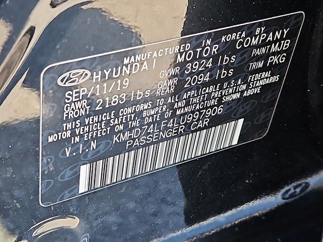 2020 Hyundai Elantra SE