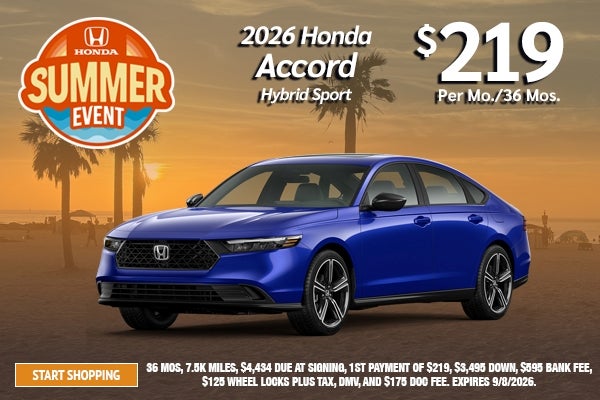 2026 Honda Accord Hybrid Sport