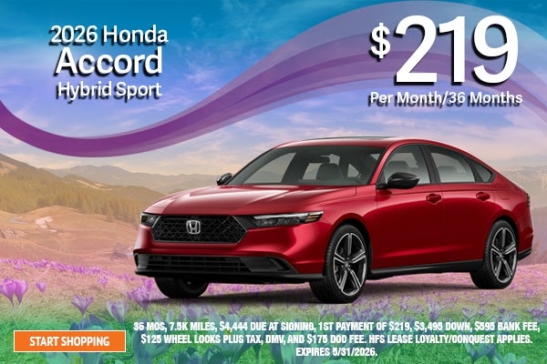 2026 Honda Accord Hybrid Sport
