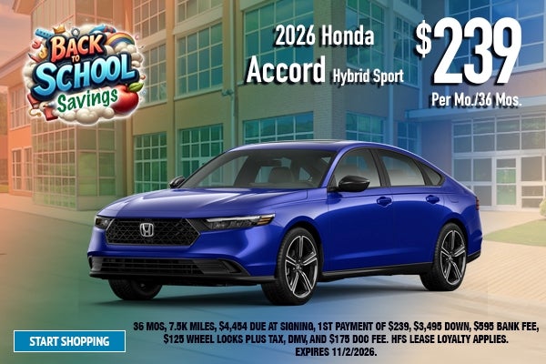 2026 Honda Accord Hybrid Sport