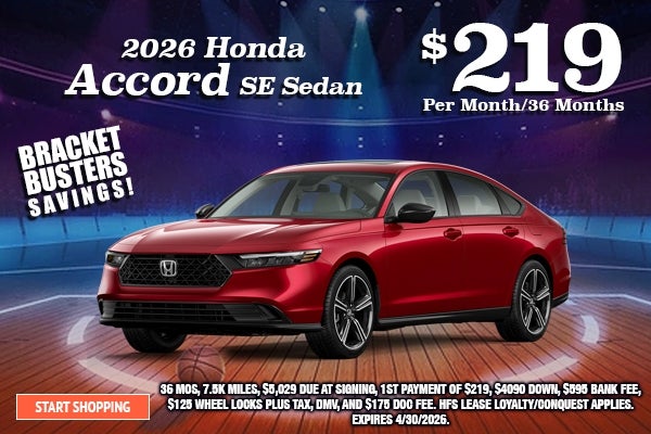 2026 Honda Accord SE Sedan