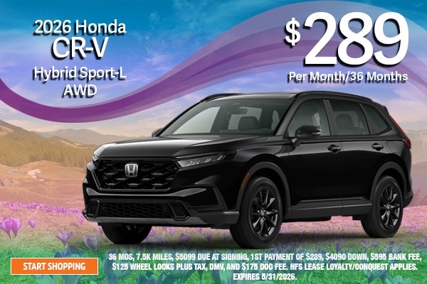 2026 Honda CR-V Hybrid Sport-L AWD
