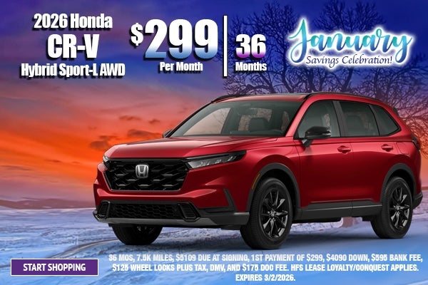 Lease a 2026 Honda CR-V Hyb Sport-L AWD