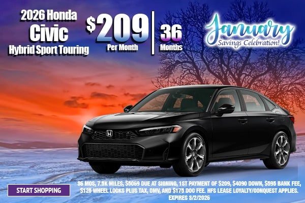 2026 Honda Civic Hybrid Sport Touring Sedan