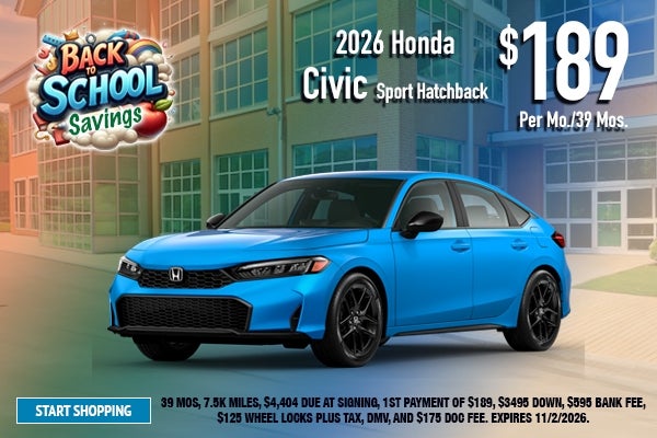 2026 Honda Civic Sport Hatchback