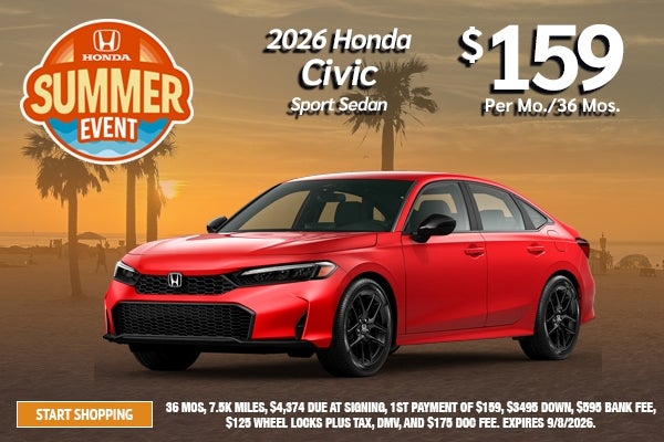 2026 Honda Civic Sport Sedan