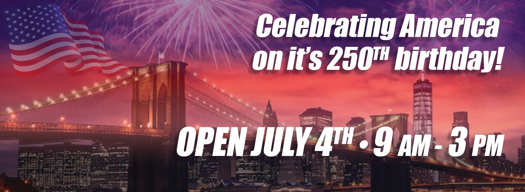 4TH OF JULY HOURS