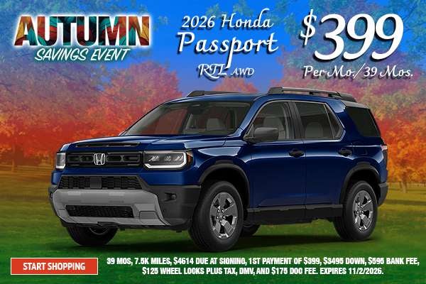 2026 Honda Passport RTL AWD