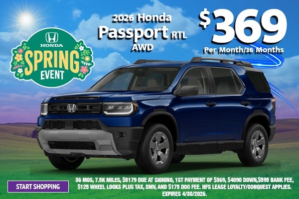 2026 Honda Passport RTL AWD