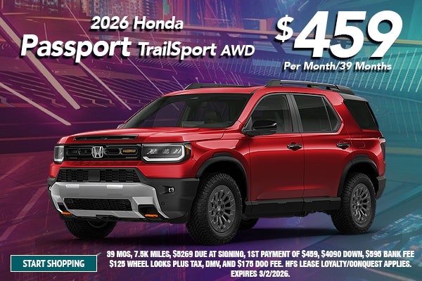 2026 Honda Passport TrailSport AWD