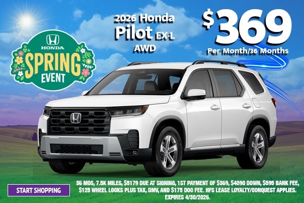 2026 Honda Pilot EX-L AWD