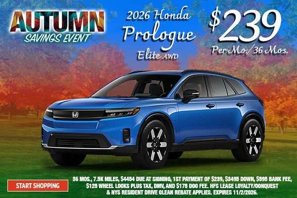 2026 Honda Prologue Elite AWD
