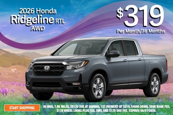 2026 Honda Ridgeline RTL AWD