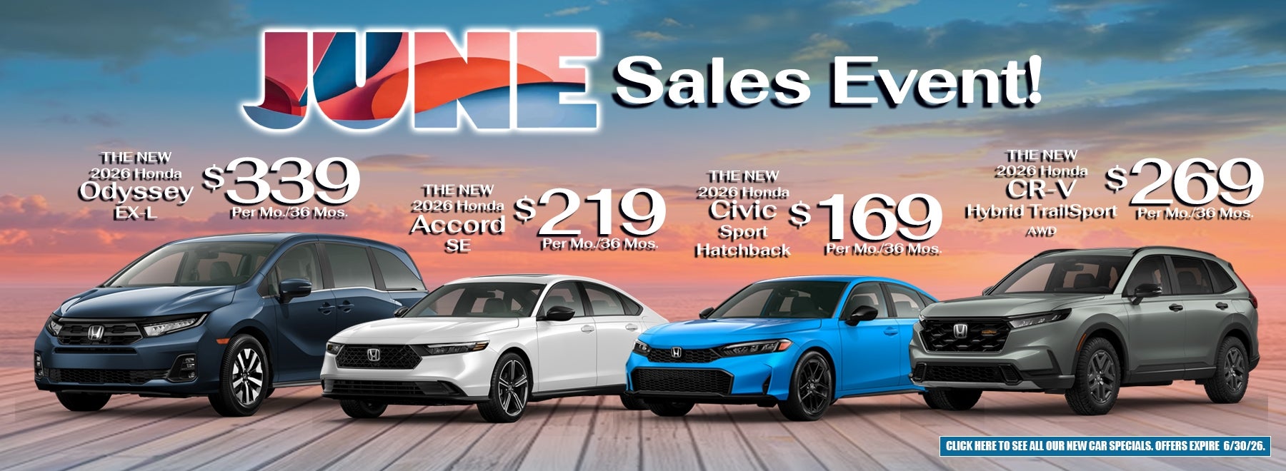 JUNE SPECIALS